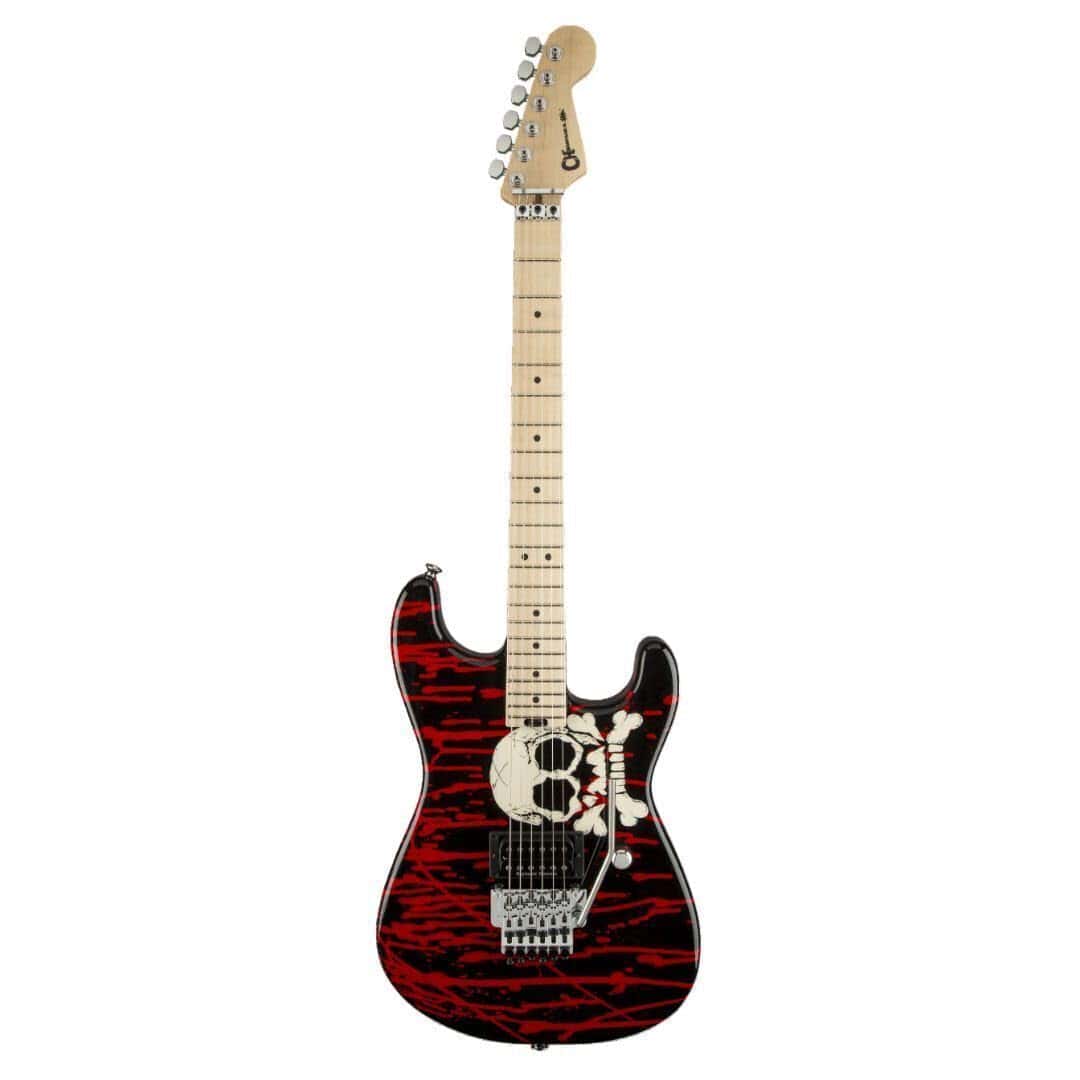 Charvel Warren DeMartini Signature Pro-Mod Blood and Skull