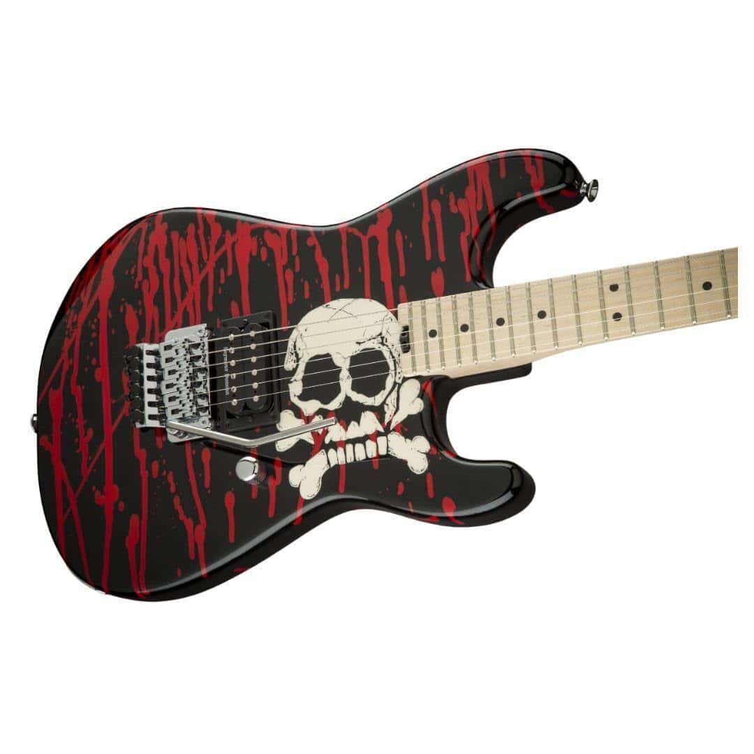Charvel Warren DeMartini Signature Pro-Mod Blood and Skull - Imagen 4
