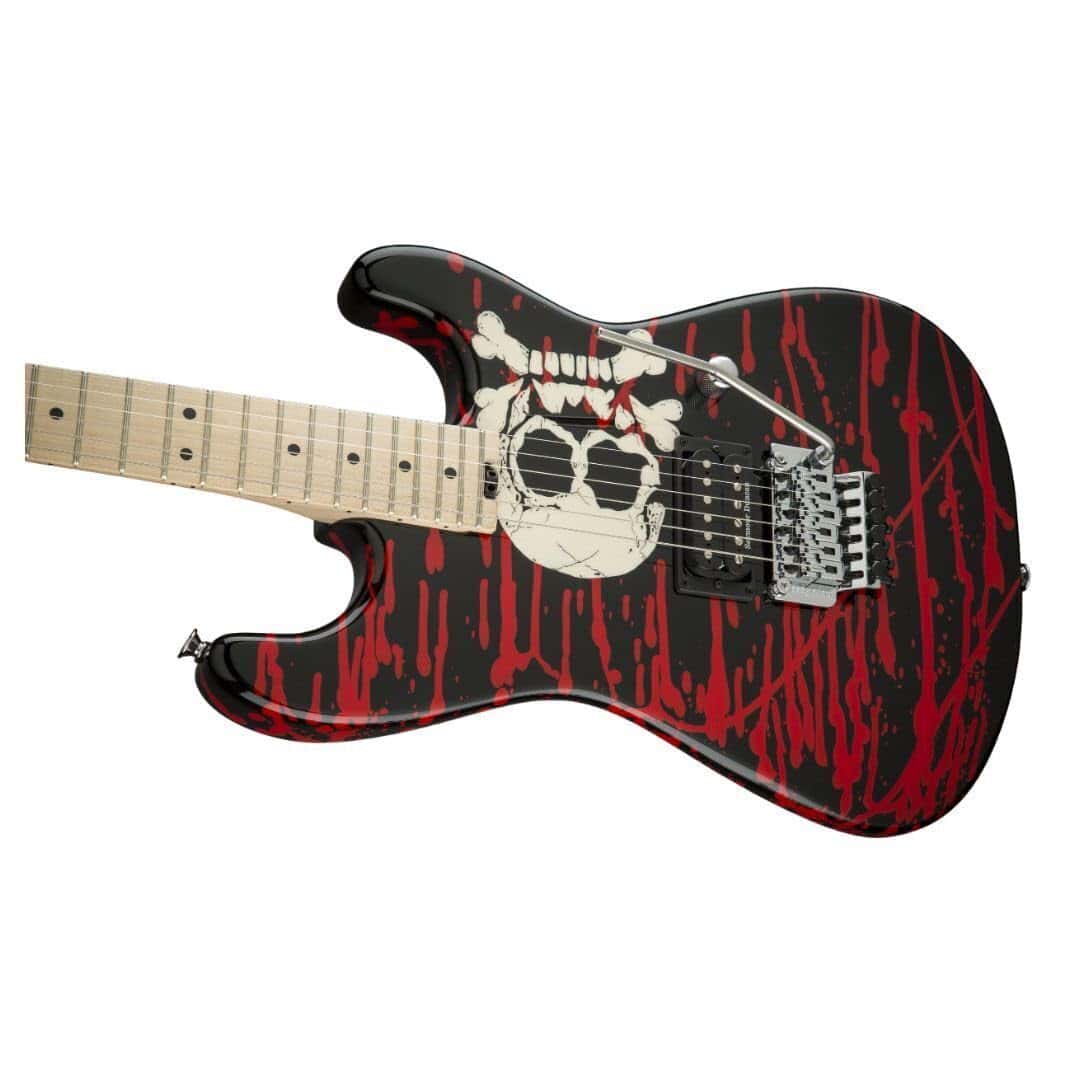 Charvel Warren DeMartini Signature Pro-Mod Blood and Skull - Imagen 5
