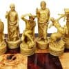 Juego de ajedrez de mitología de dioses griegos - Conjunto