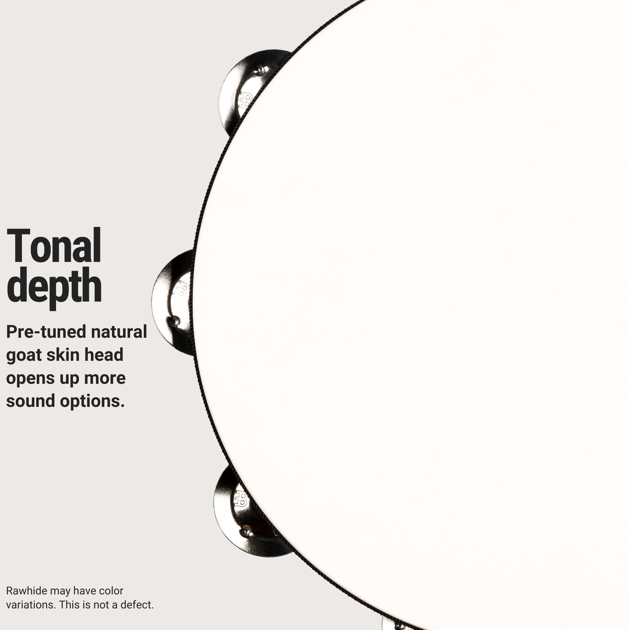 Pandereta de Madera con Platillos de Acero Inoxidable Meinl - Imagen 3