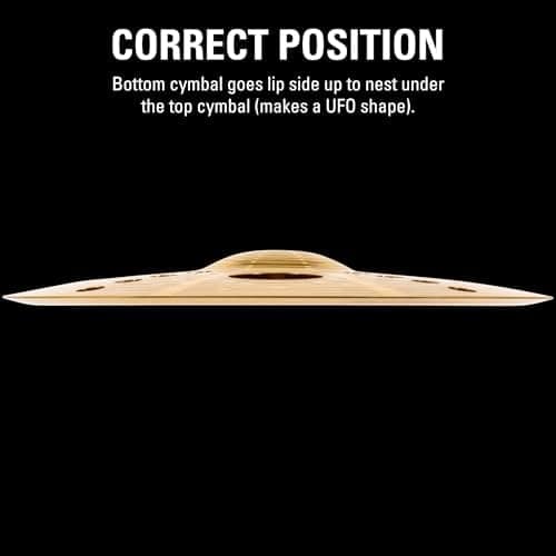 Par de Platillos Trash Stack Meinl de 16" con Agujeros - - Imagen 8