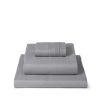 Juego de sábanas Mellanni Twin - 3 piezas -Gris Claro