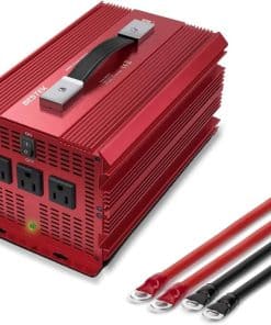 Inversor de energía BESTEK de 2000W 3 tomacorrientes de CA