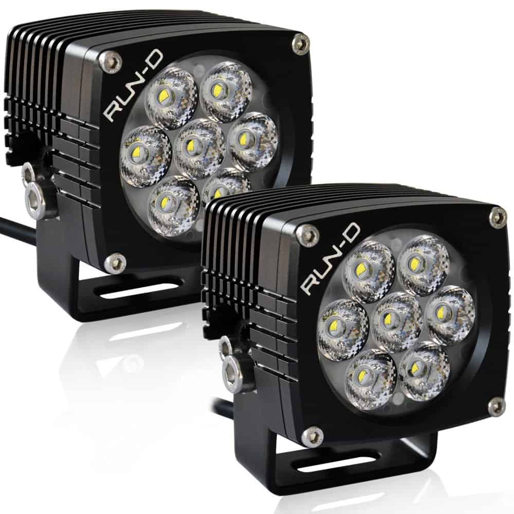 Luces LED de Conducción RUN-D Cube 35W 3 pulgadas Luces