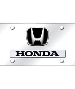 Placa de licencia de acero cromado Au-Tomotive Gold, INC.