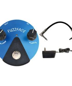 Pedal Dunlop FFM1 SILICON FUZZ FACE MINI con Fuente de