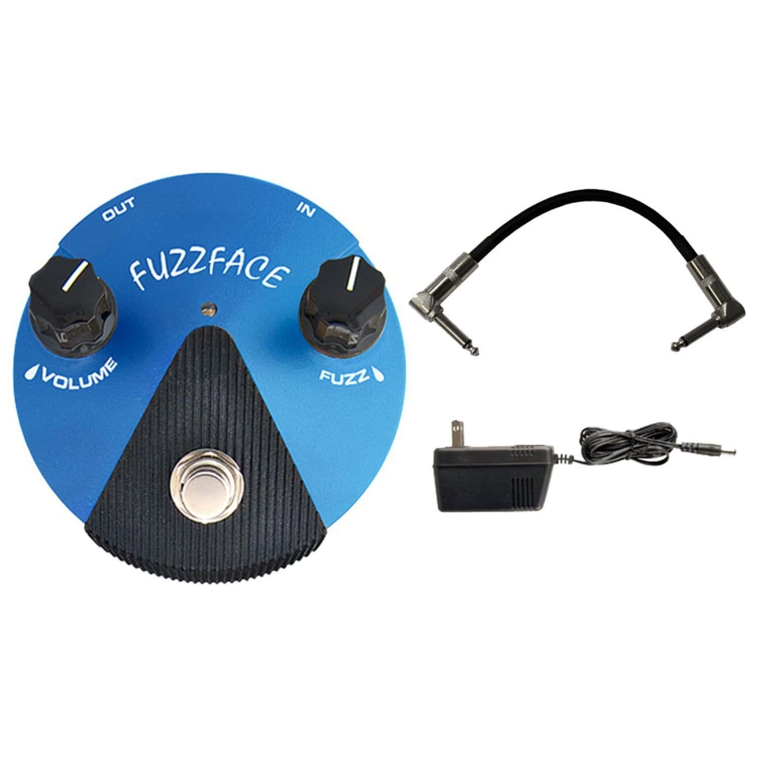 Pedal Dunlop FFM1 SILICON FUZZ FACE MINI con Fuente de