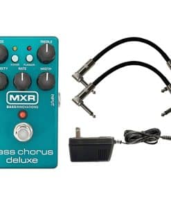 Pedal de Bajo MXR M83 Bass Chorus Deluxe con Fuente de