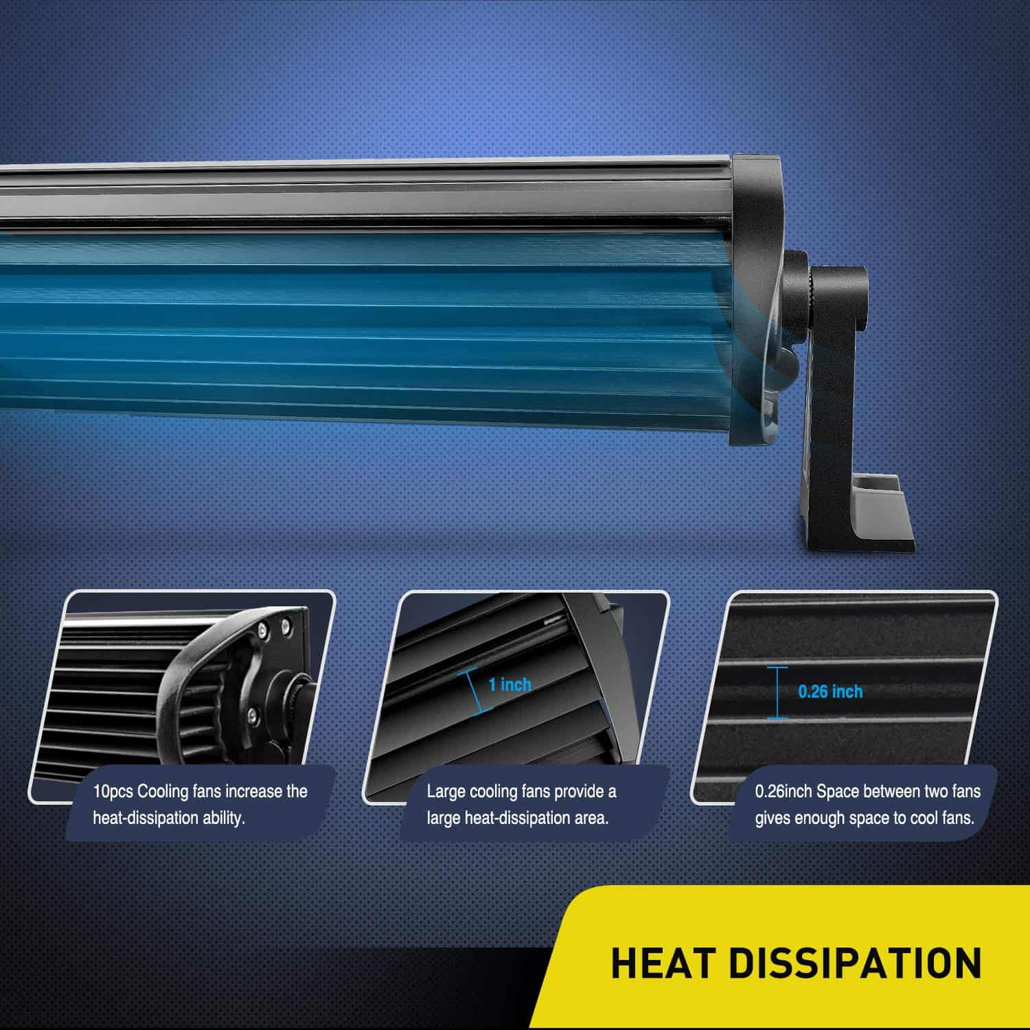 Nilight Barra de luces LED curva combinada de 52 pulgadas - Imagen 7