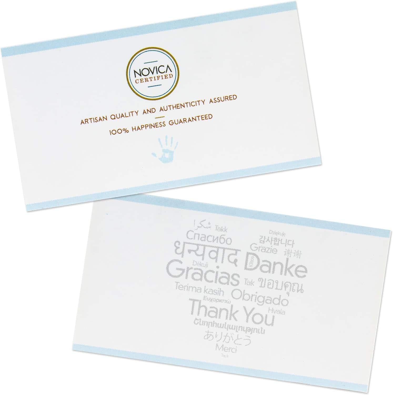 Quena Flauta Andina de Bambú NOVICA con Búho y Estuche - Imagen 8