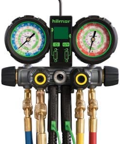 Juego de Manifold de Aluminio de 4 Válvulas R410A Hilmor