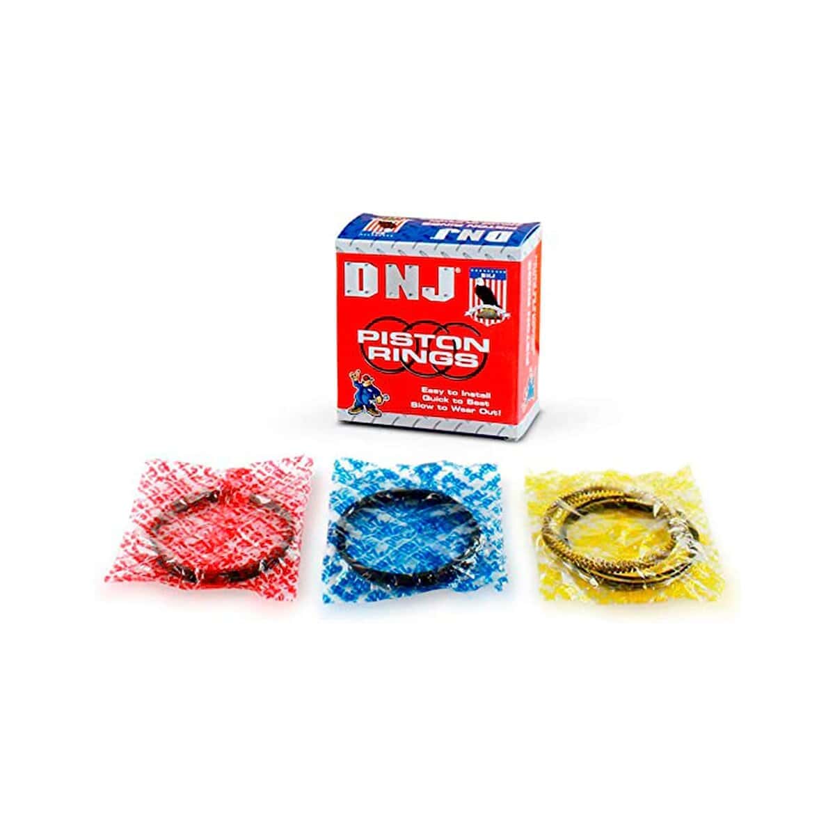 Anillos de pistón estándar DNJ PR3121 para Buick,
