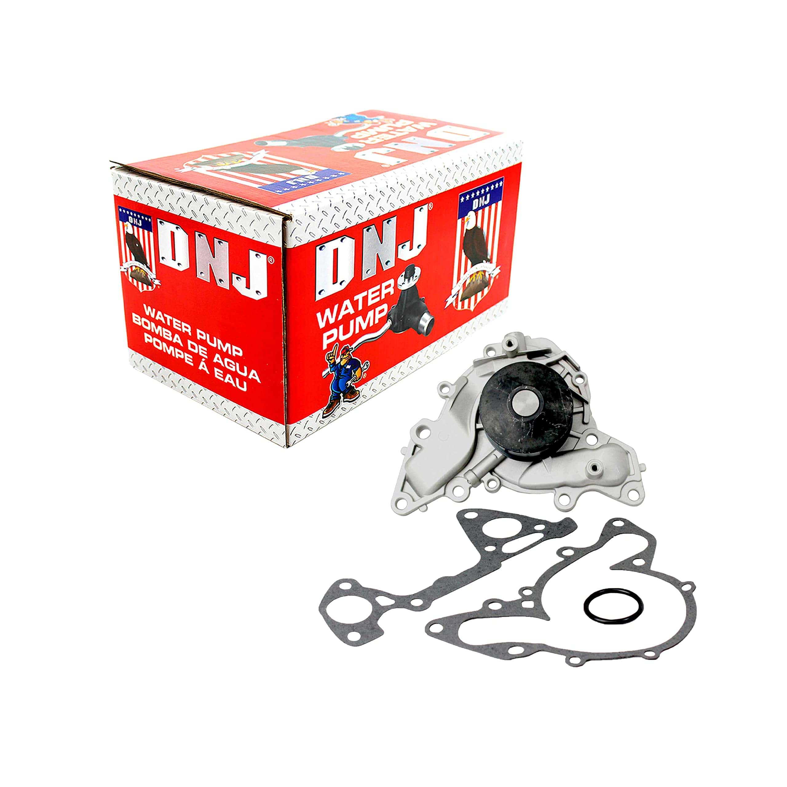 Bomba de Agua DNJ WP135 para Chrysler, Dodge, Mitsubishi