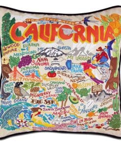 Almohada bordada Catstudio California - Cojín decorativo