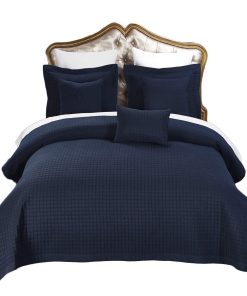 Colcha de estilo a cuadros Royal Hotel Bedding suave y