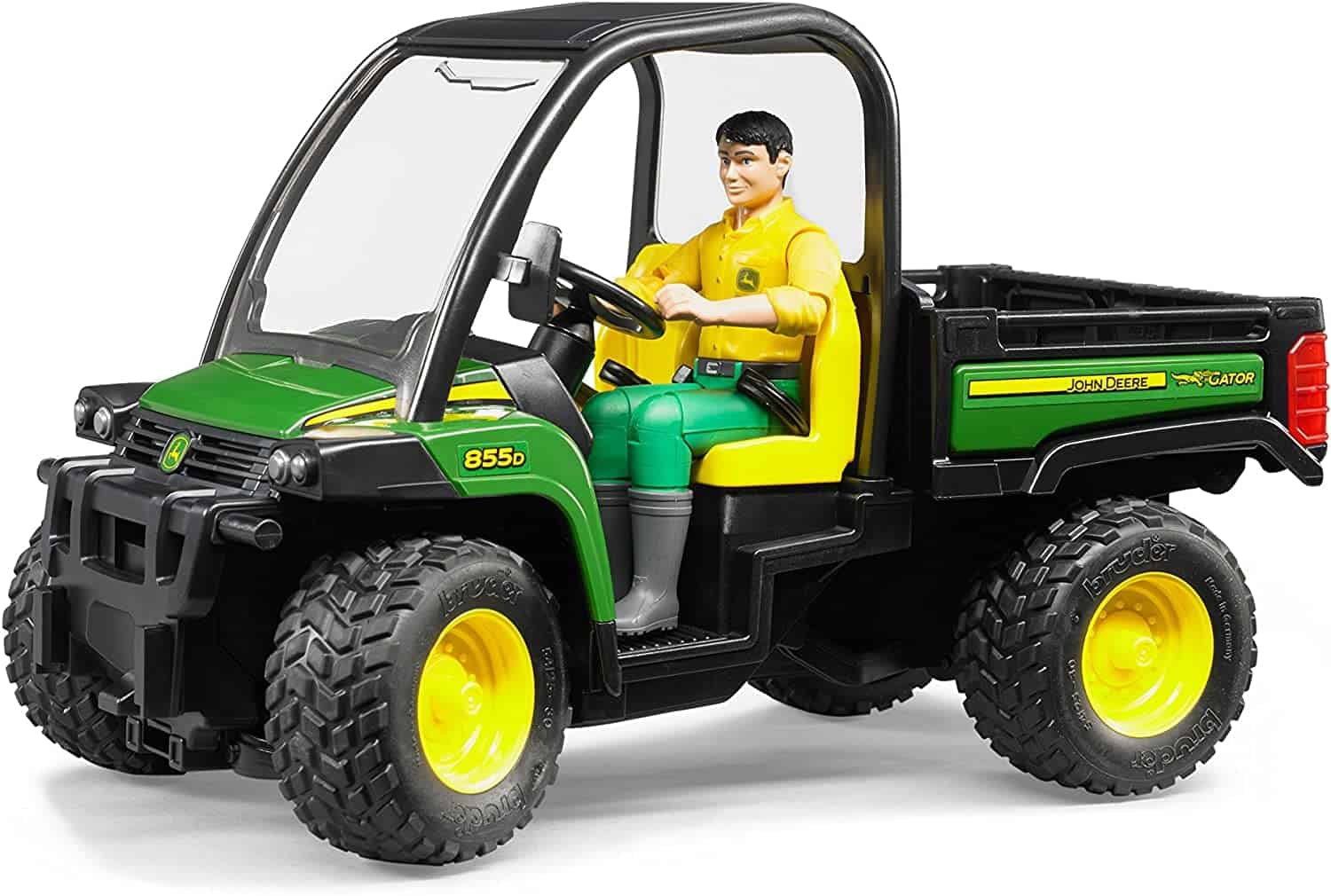 Bruder 09812 John Deere Gator XUV 855D con Conductor