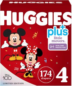 Pañales Huggies Plus, Talla 4, 174 Unidades