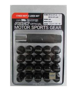 Juego de rocas y tuercas 17HEX (para 5 agujeros) M12 × 1.5