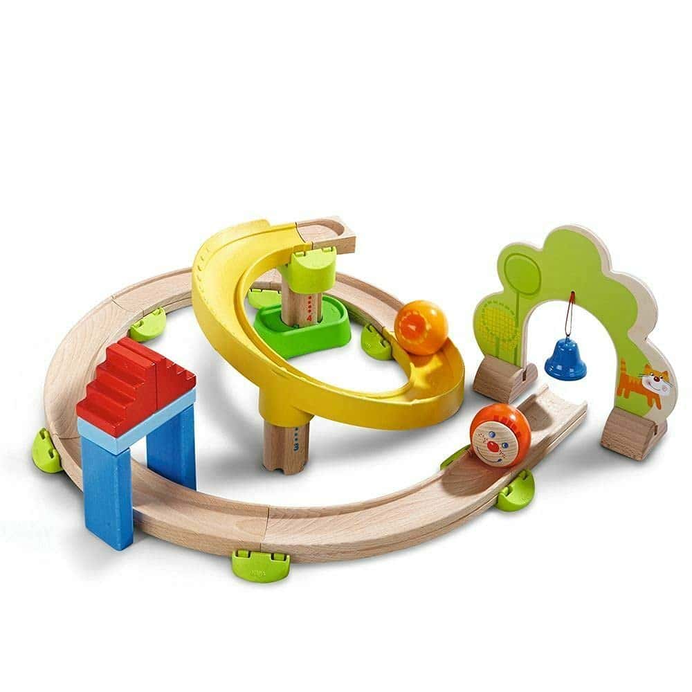 HABA Kullerbu Spiral Track - Juego de 26 Piezas de Pista de