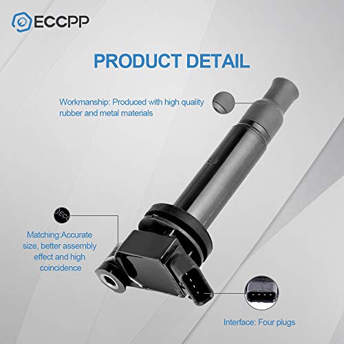 Paquete de 6 Bobinas de Encendido Compatible para - Imagen 3