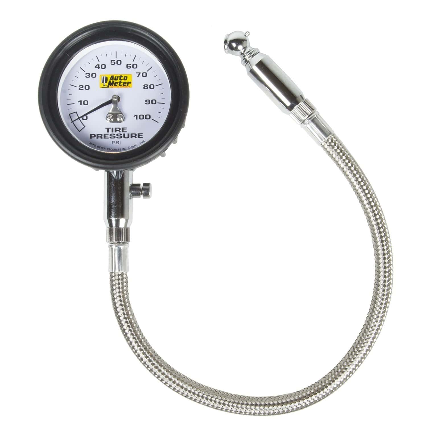 Medidor de presión de neumáticos Auto Meter 2164 de 100 psi