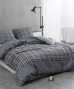 Set de Funda de Edredón Simple&Opulence Buffalo Check 100%