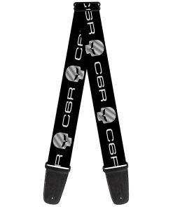 Correa de guitarra Buckle-Down - Logo de calavera C6R