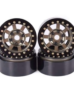 DJX 4PCS Ruedas de Aleación Metálica 1.9" Beadlock para