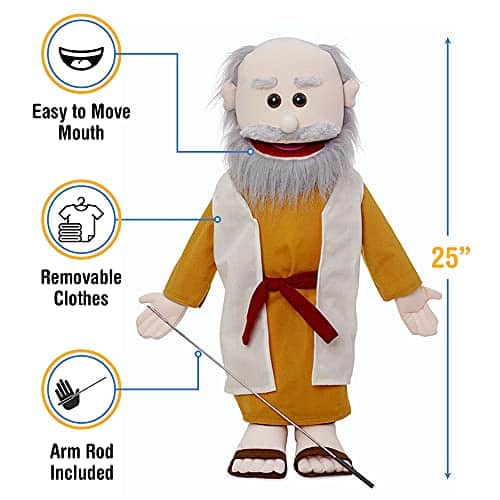 Marioneta Moisés de Cuerpo Completo de 25", Personaje - Imagen 4