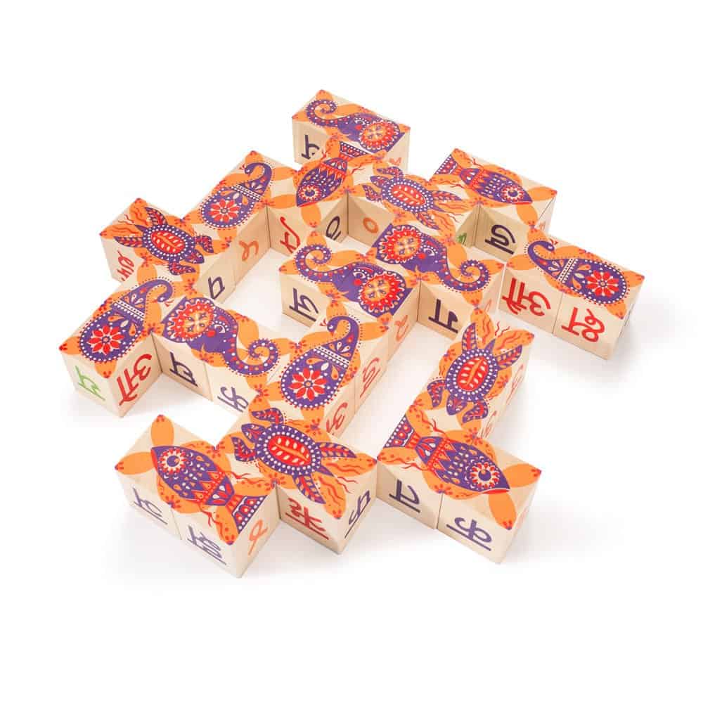 Bloques de Hindi de Tío Goose - Hechos en los EE. UU. - Imagen 3