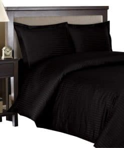 Juego de Fundas de Edredón a Rayas de Royal Hotel 100%