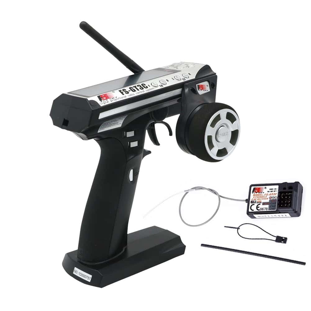 Flysky FS-GT3C Transmisor y Receptor RC FS-GR3E, Control