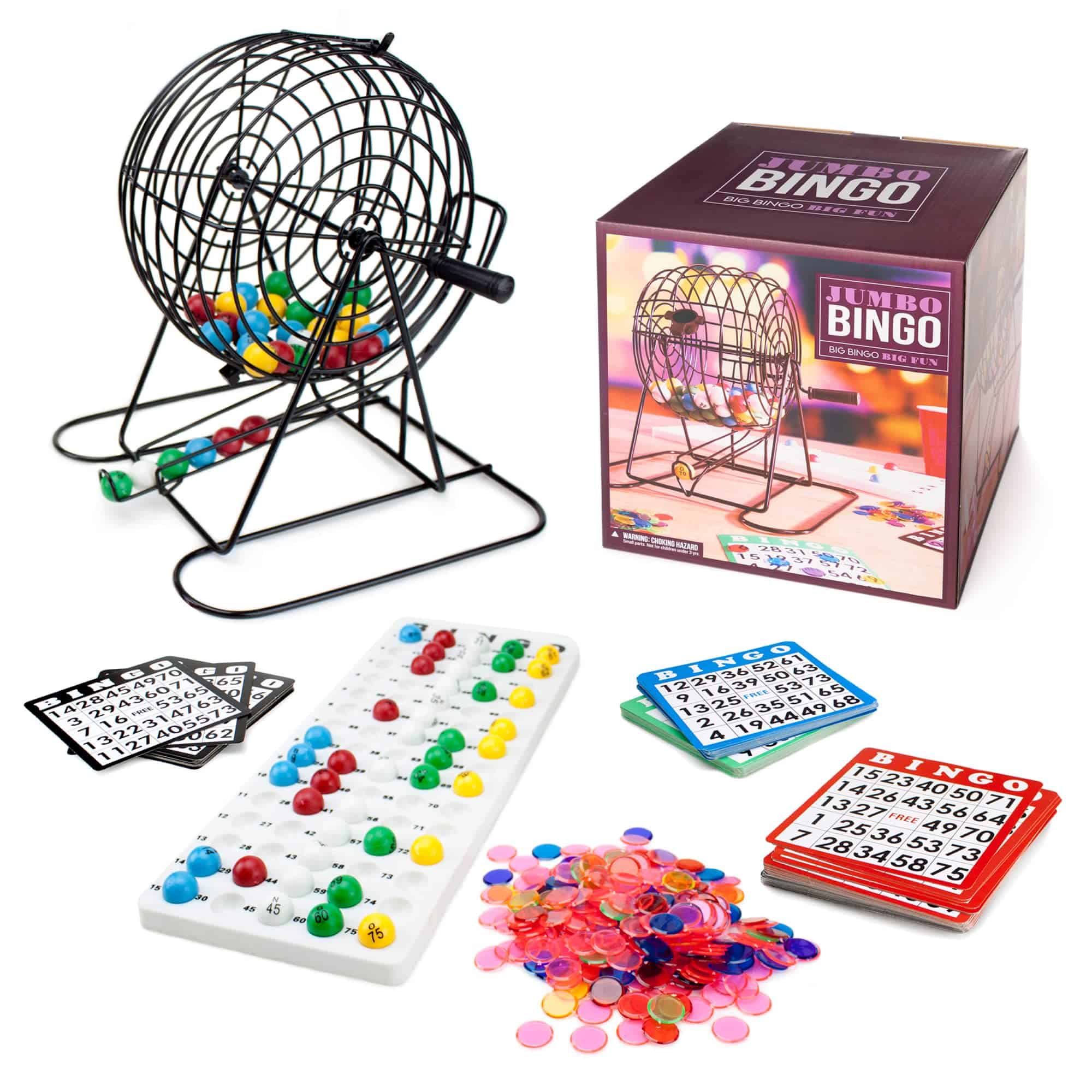 Juego de Bingo Royal Bingo Supplies Jumbo para Adultos,