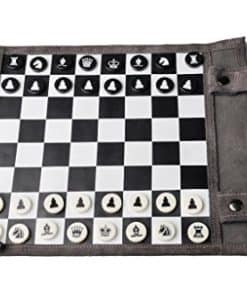 Juego de ajedrez y damas portátil enrollable Sondergut -