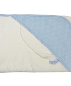 Toalla con Mitón Kissy Kissy - New Kissy Dots - Azul con