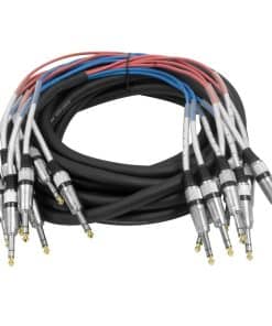 Cable Serpiente de 8 Canales 1/4" TRS de Seismic Audio - 25