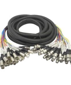 Seismic Audio - Cable Serpiente Multiconexión XLR de 24