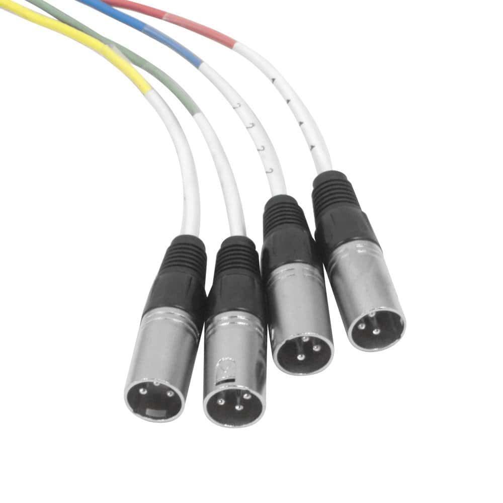 Seismic Audio - Cable Serpiente de 4 Canales 1/4" TRS a XLR - Imagen 5