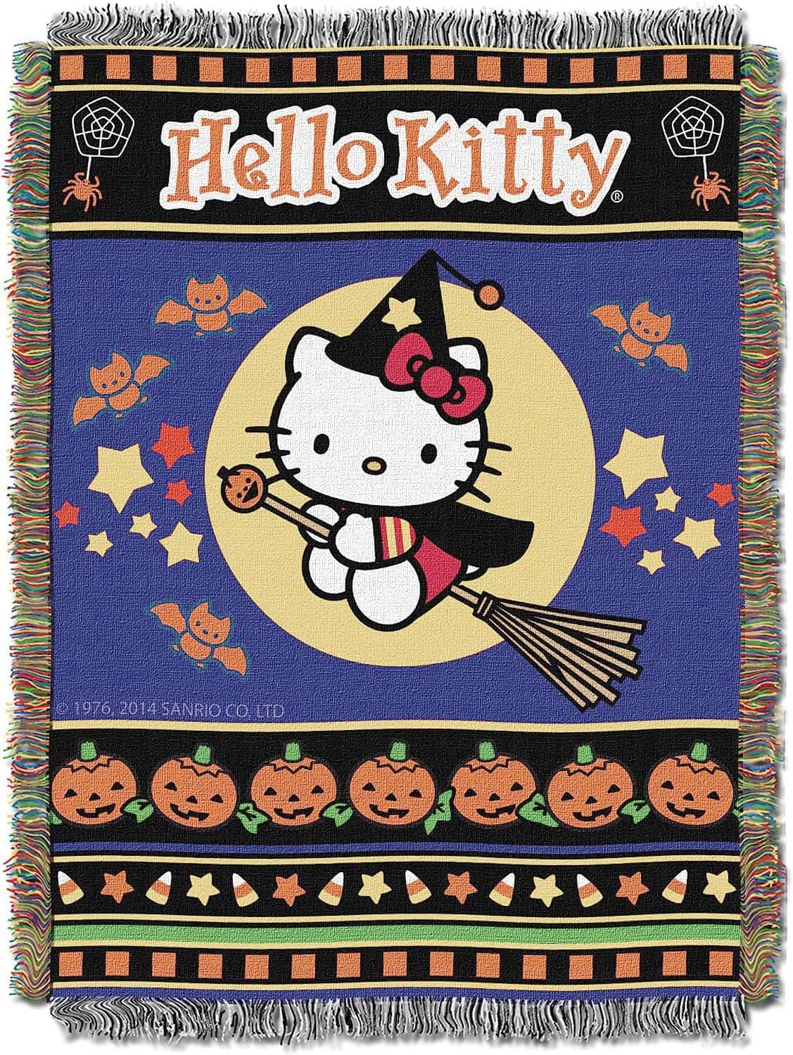 Manta de Lana Tejida de Hello Kitty del Noroeste, 48" x