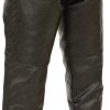 Event Biker Leather Chaps de Piel de Búfalo para Hombre