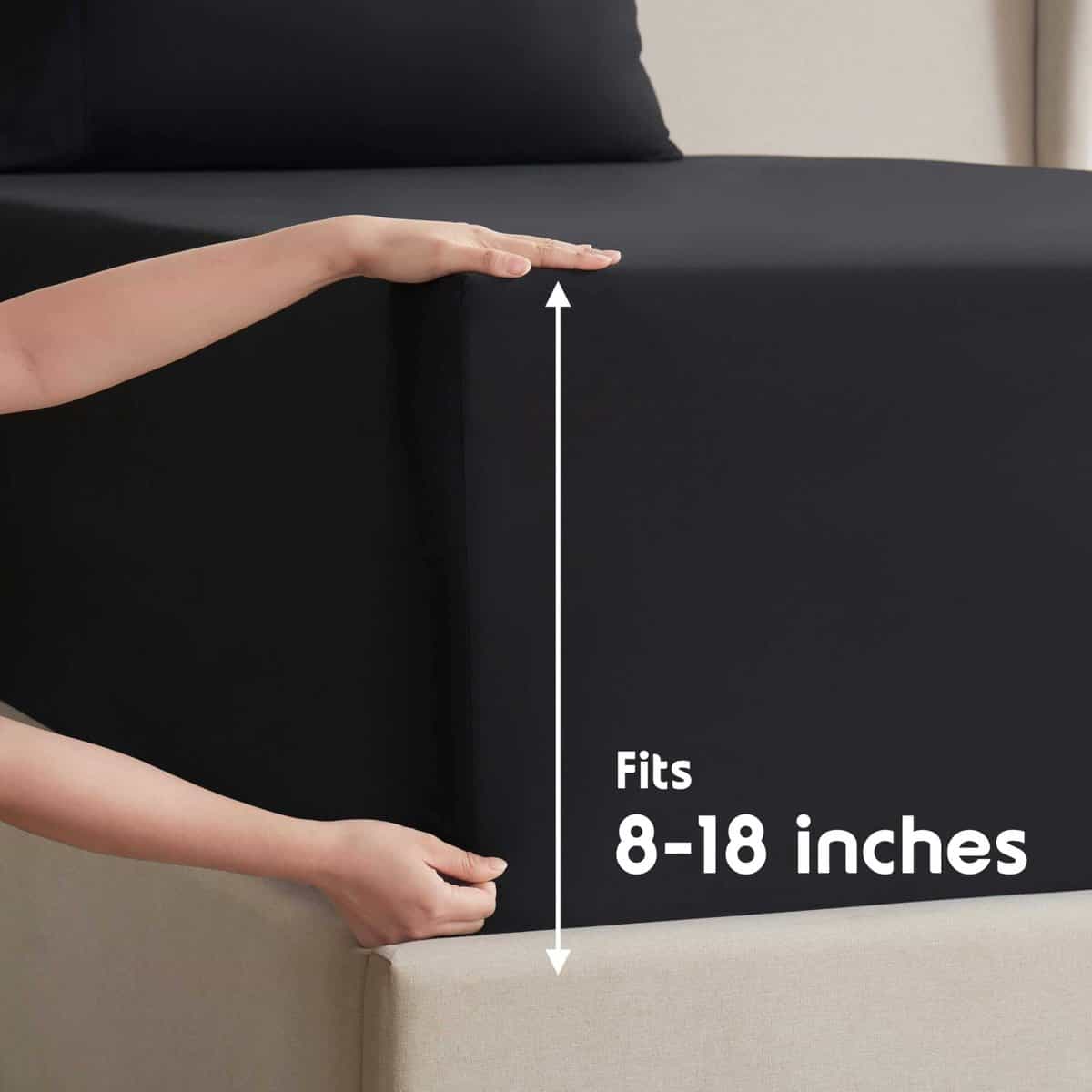 Juego de sábanas Nestl para cama Cal King - 4 piezas, - Imagen 5