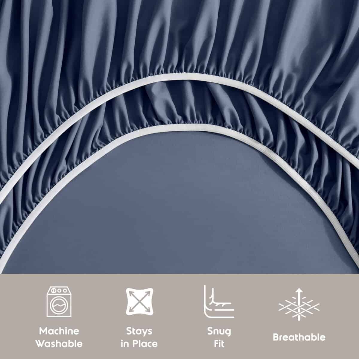 Juego de sábanas Nestl' RV - Juego de 4 piezas para cama - Imagen 8