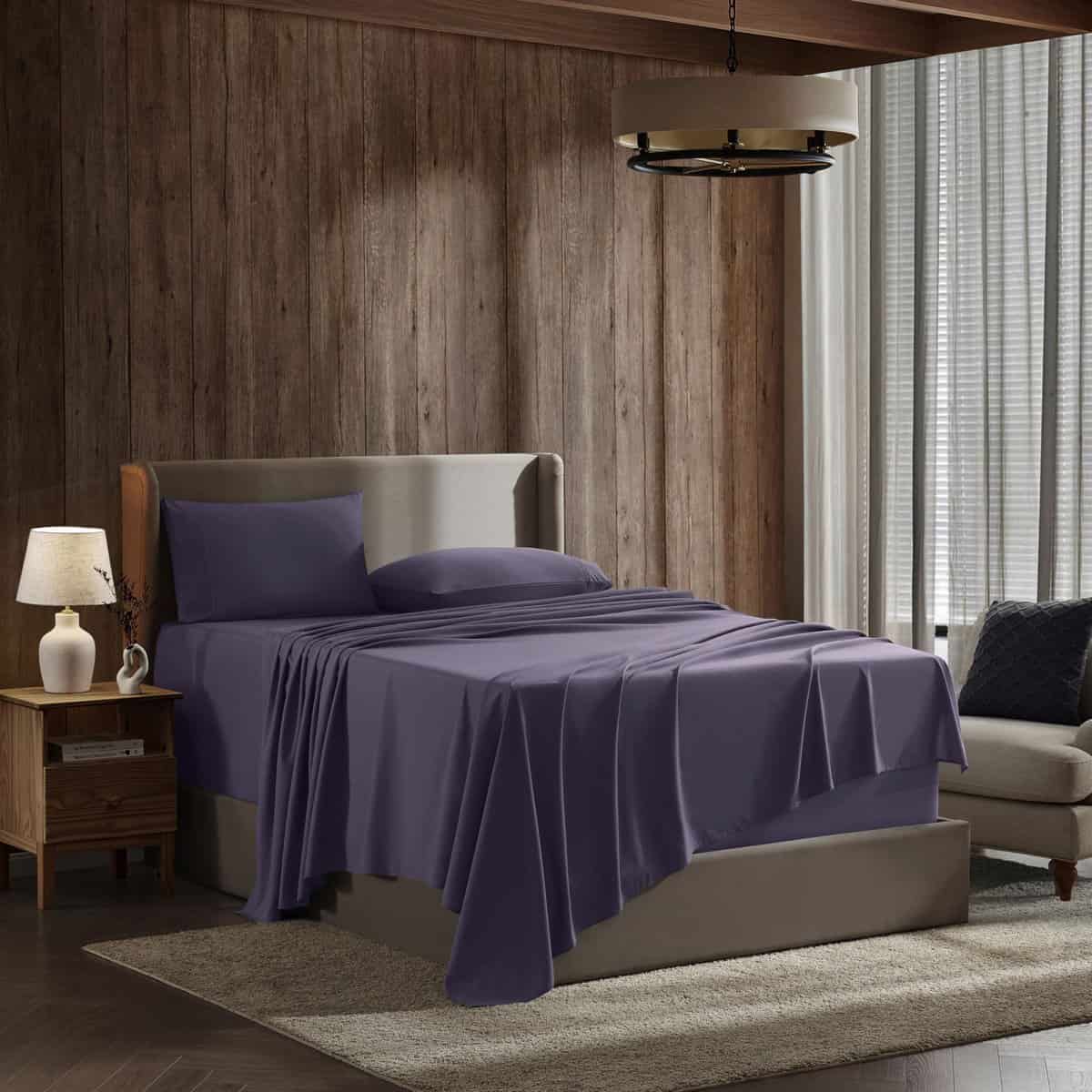 Juego de Sábanas Nestl RV Short Queen - 4 -Morado