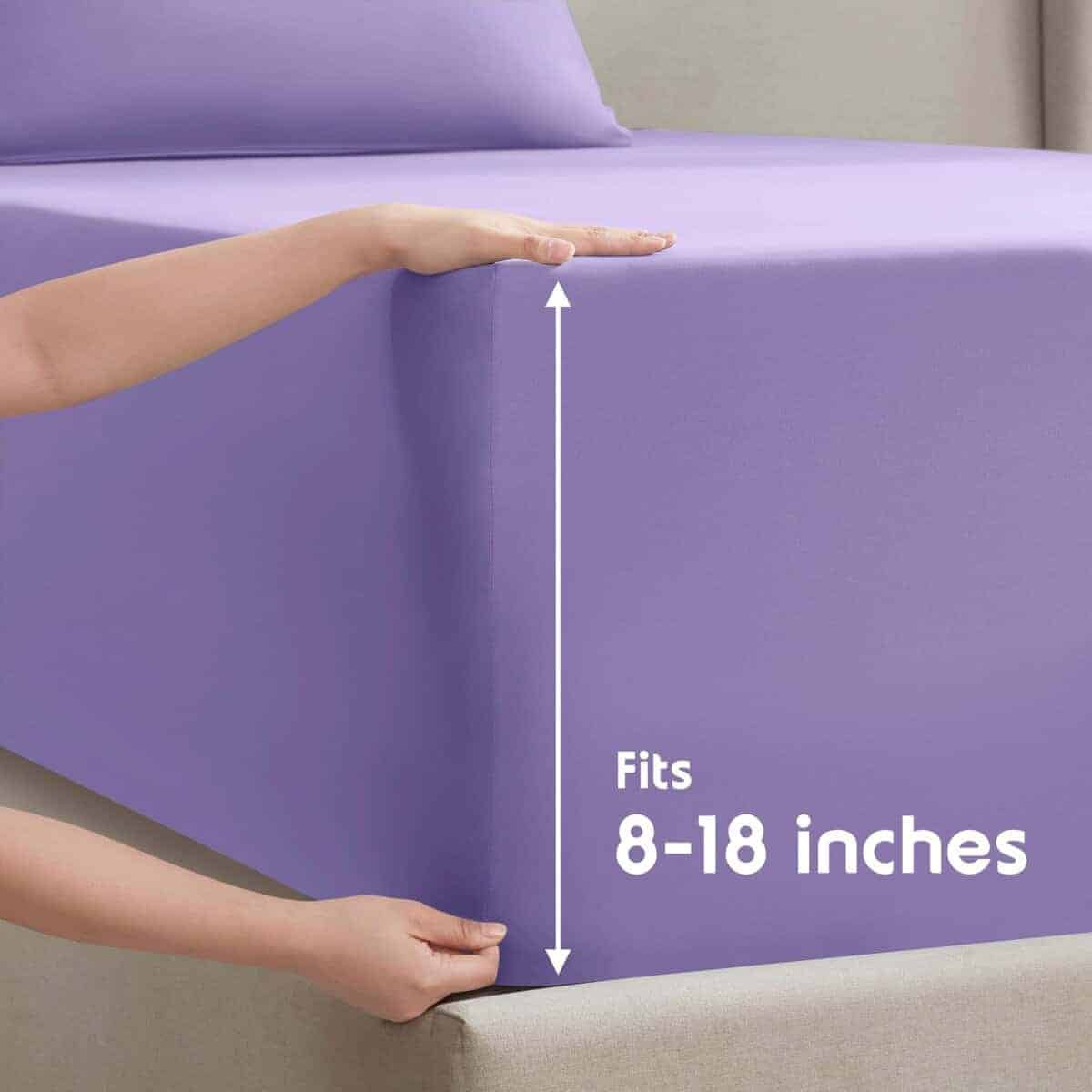 Juego de sábanas King Size Nestl - 4 Piezas, Sábanas King, - Imagen 5