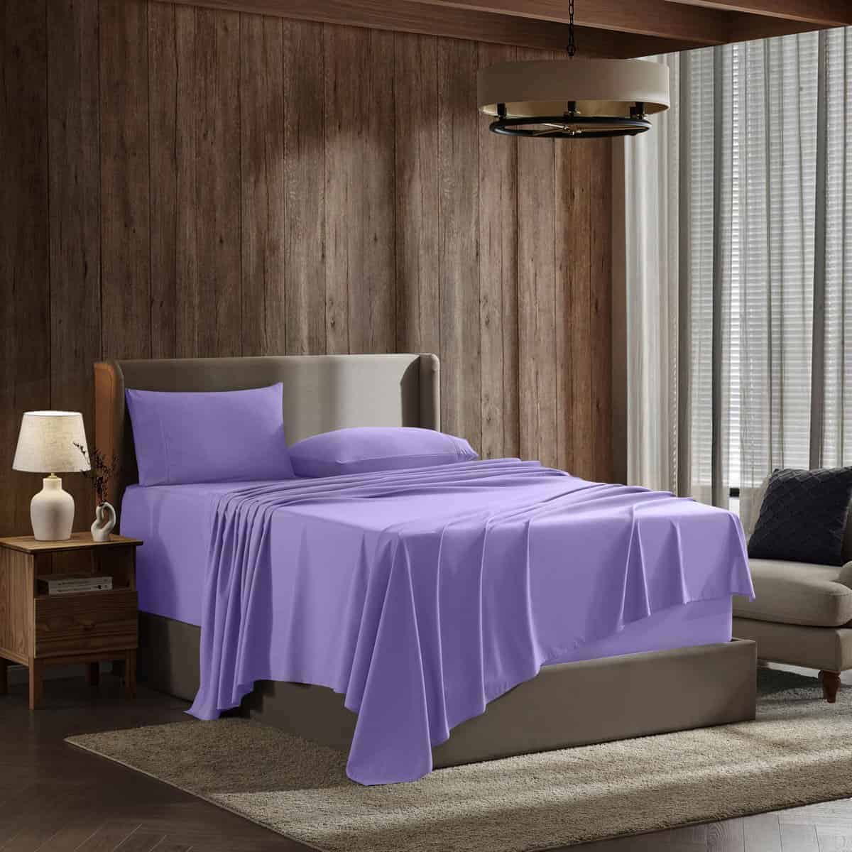 Juego de sábanas King Size Nestl - 4 Piezas, Sábanas King,