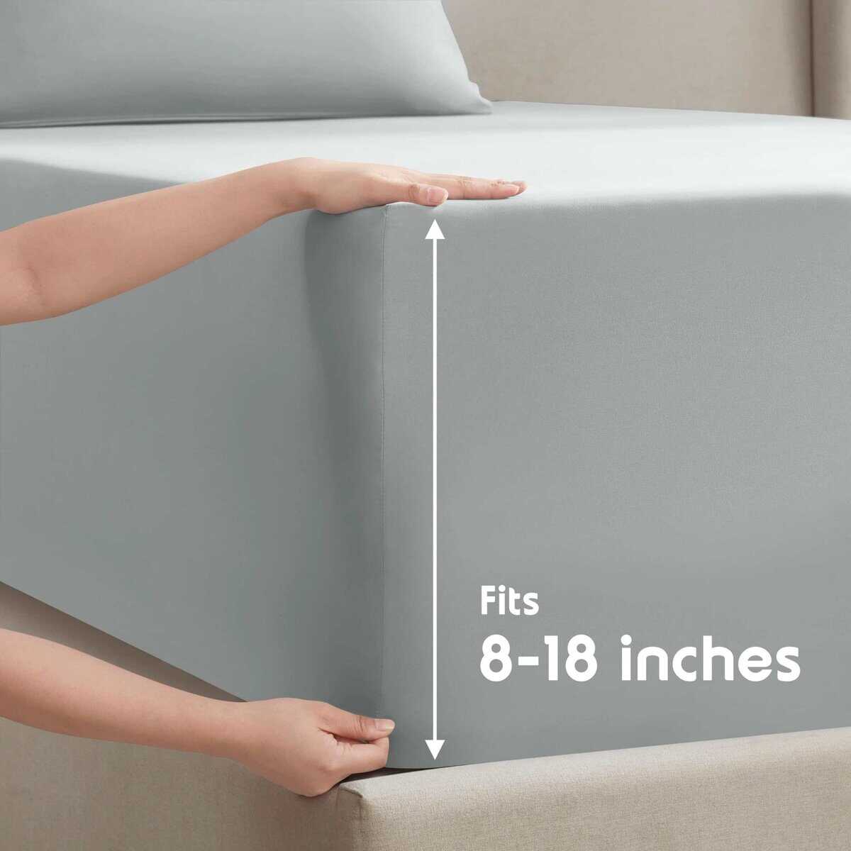 Juego de Sábanas King Size Nestl - 4 Piezas, Sábanas King - Imagen 5