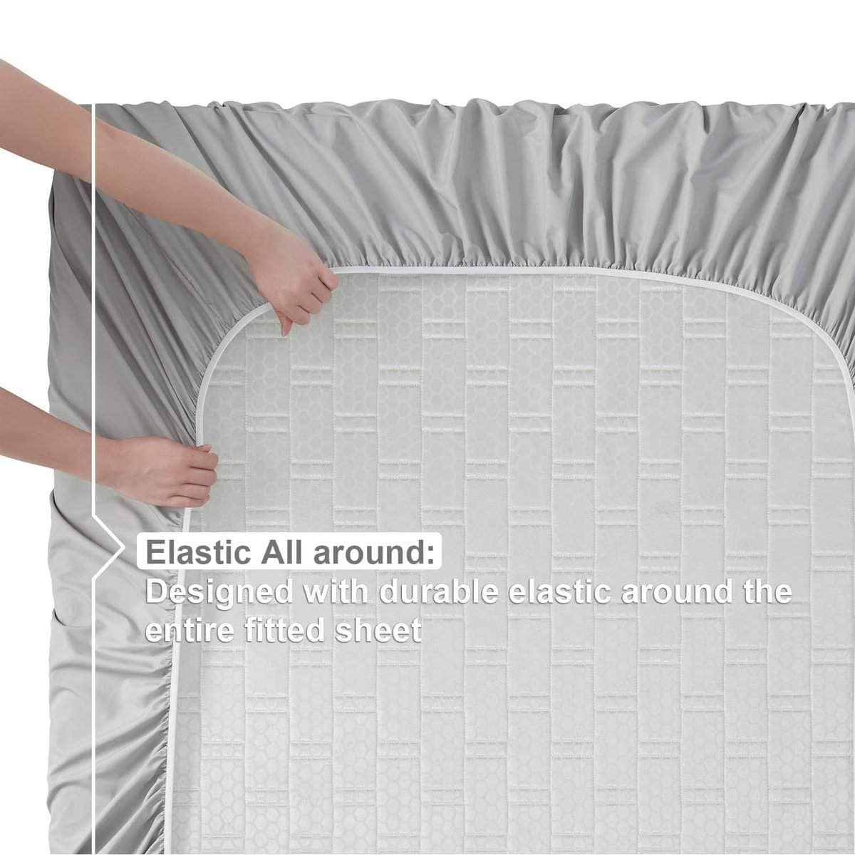 Juego de Sábanas King Size Nestl - 4 Piezas, Sábanas King - Imagen 6