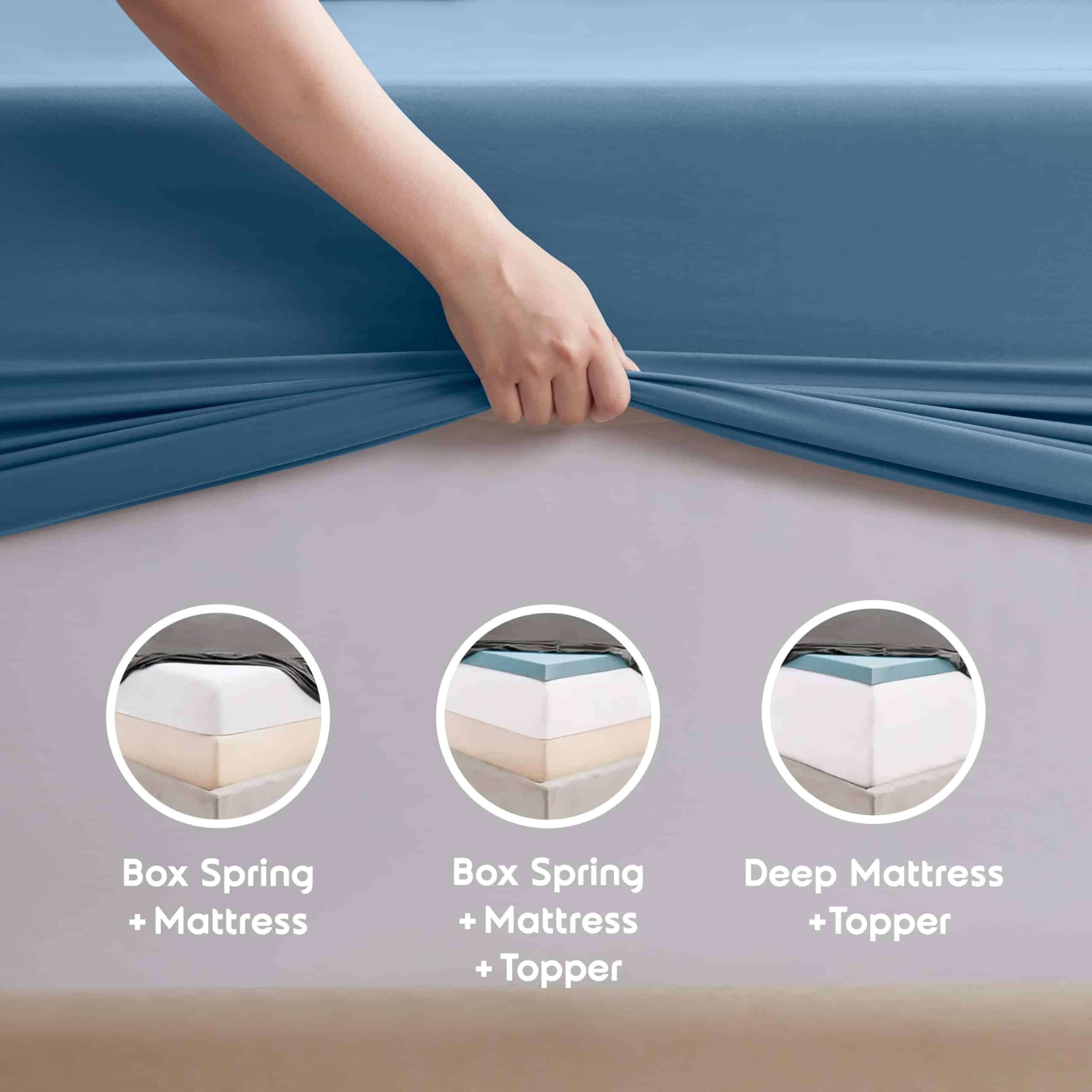 Juego de sábanas King Size Nestl - 4 Piezas, Sábanas - Imagen 10