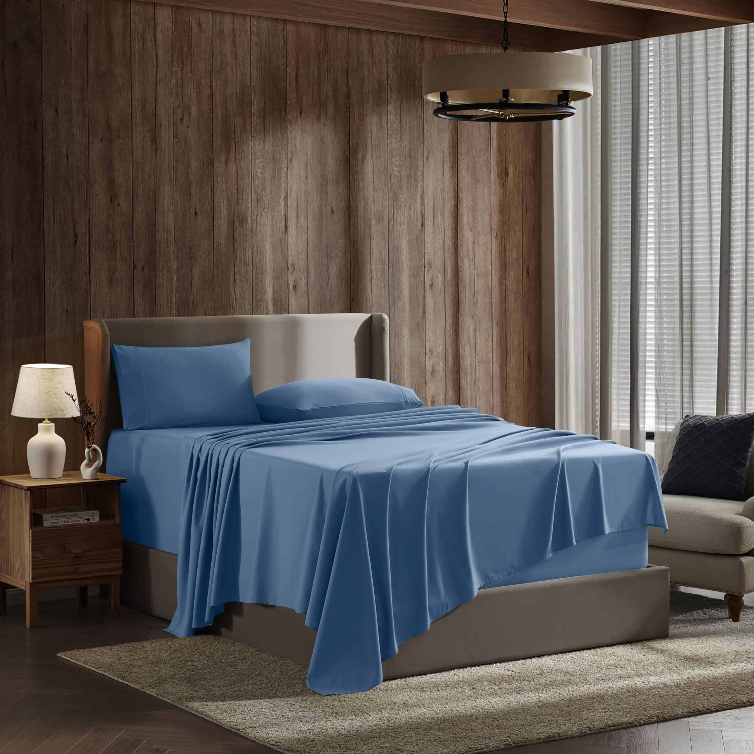 Juego de sábanas King Size Nestl - 4 Piezas, Sábanas